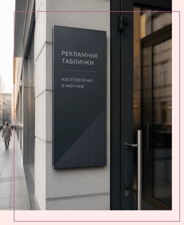Рекламные таблички в Стрежевом по цене от 4588 р. | Аванза-Стж
